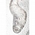 Нереалистичный фаллоимитатор Sexus Glass, 17,5 * 3,5 см