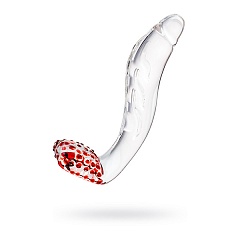 Нереалистичный фаллоимитатор Sexus Glass, 17,5 * 3,5 см
